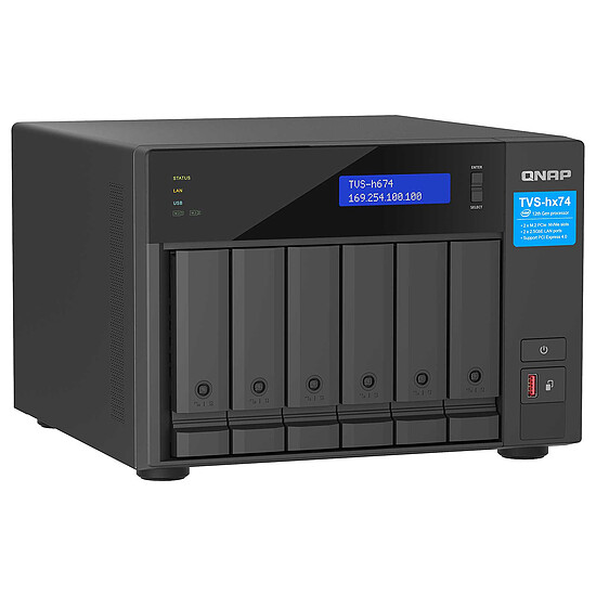 Serveur NAS QNAP TVS-h674-i3-16G - Autre vue