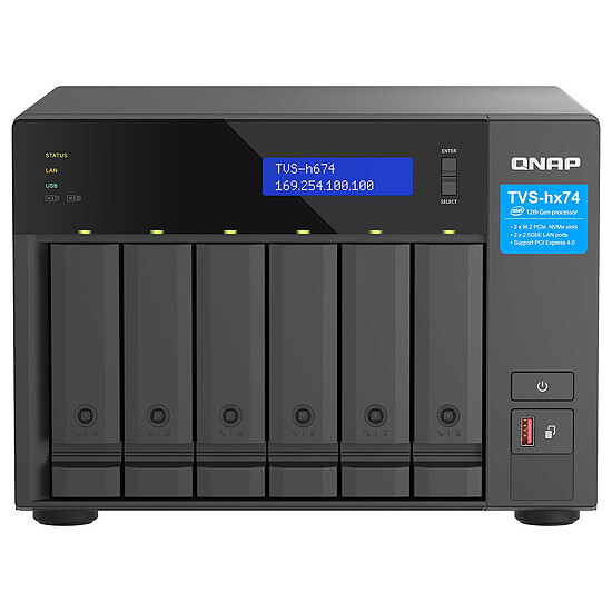 Serveur NAS QNAP TVS-h674-i3-16G - Autre vue