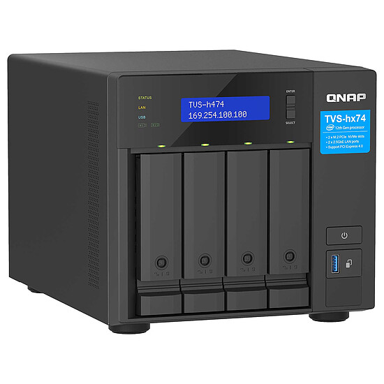 Serveur NAS QNAP TVS-h474-PT-8G - Autre vue