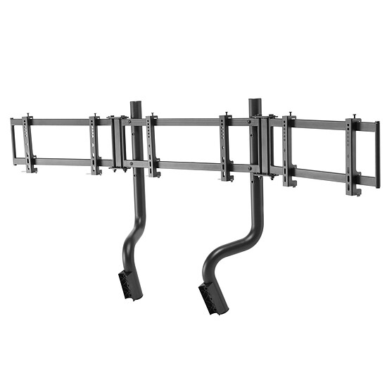 Support d'écran simracing OPLITE GTR Monitor Stand - Triple - Autre vue