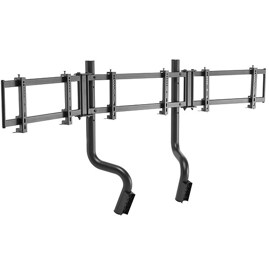 Support d'écran simracing OPLITE GTR Monitor Stand - Triple - Autre vue