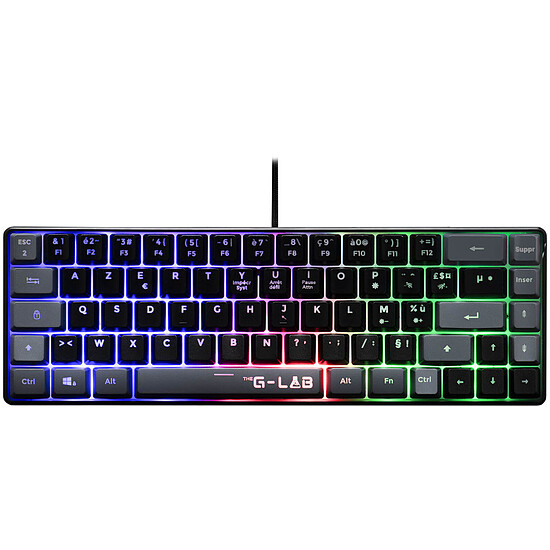Clavier PC The G-Lab Keyz Hydrogen - Noir/Gris - Autre vue