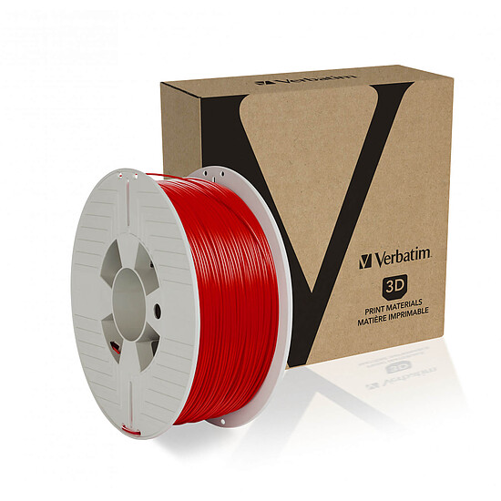 Filament 3D Verbatim PLA - Rouge 1.75mm - Autre vue