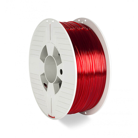 Filament 3D Verbatim PET-G - Rouge Transparent 1.75mm