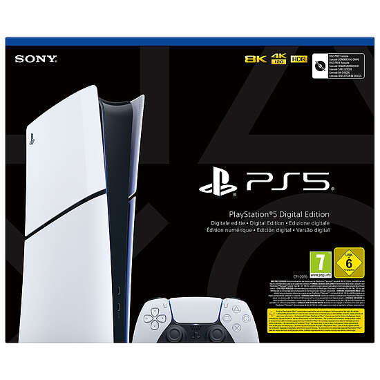 Console PS5 Sony PlayStation 5 Slim Digital Edition - Autre vue