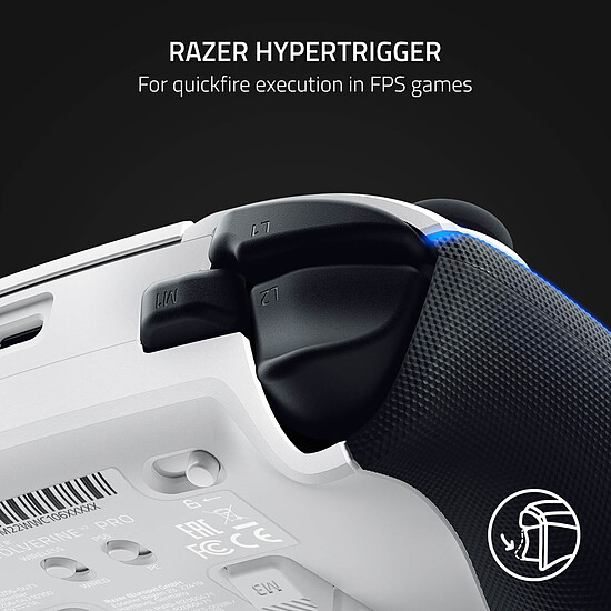 Manette de jeu Razer Wolverine V2 Pro - Blanc - Autre vue