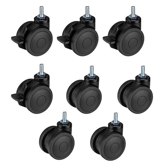 Accessoires base de simracing OPLITE Castor Wheels GTR S8 x8