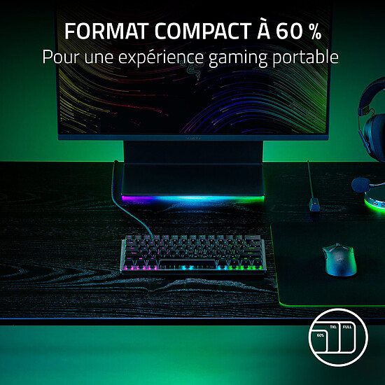 Clavier PC Razer Huntsman V3 Pro Mini - Razer Analog Optical Gen-2 - Autre vue