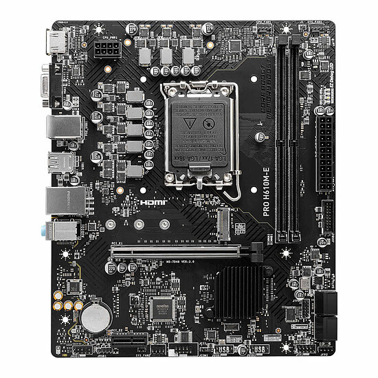 Carte mère MSI PRO H610M-E - Autre vue
