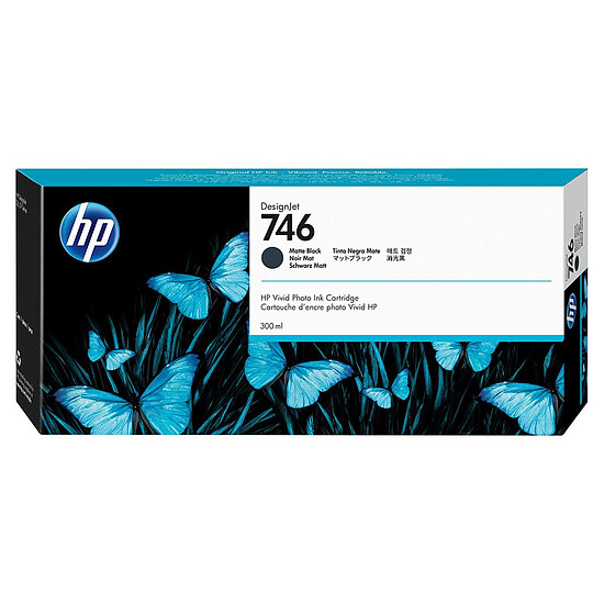Cartouche d'encre HP 746 (P2V83A) - Noir Mat - Autre vue