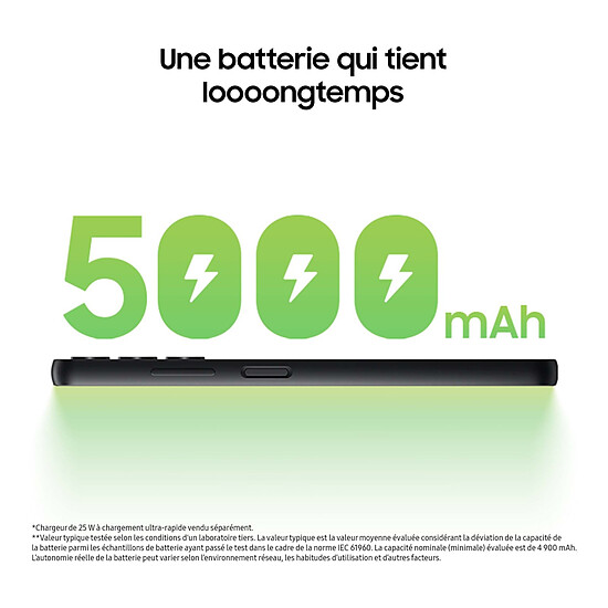 Smartphone reconditionné Samsung Galaxy A05s (Noir) - 64 Go - 4 Go · Reconditionné - Autre vue
