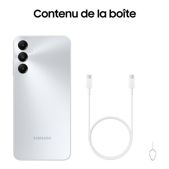 Smartphone reconditionné Samsung Galaxy A05s (Argent) - 64 Go - 4 Go · Reconditionné - Autre vue