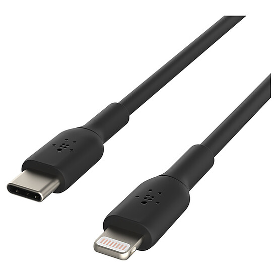 Adaptateur USB Belkin Boost Charge USB-C vers Lightning (Noir) - 2 m - Autre vue