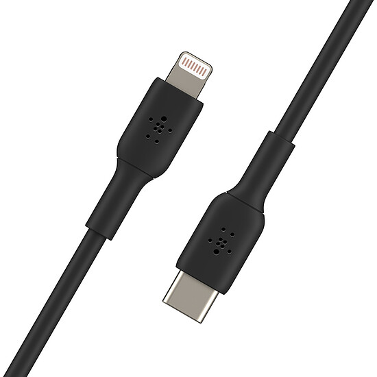 Adaptateur USB Belkin Boost Charge USB-C vers Lightning (Noir) - 2 m - Autre vue