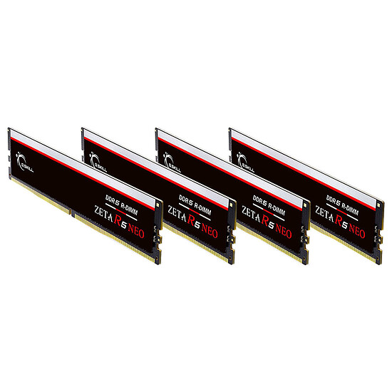 Mémoire RAM G.Skill Zeta R5 Neo - 4 x 16 Go (64 Go) - DDR5 ECC 6400 MHz - CL32