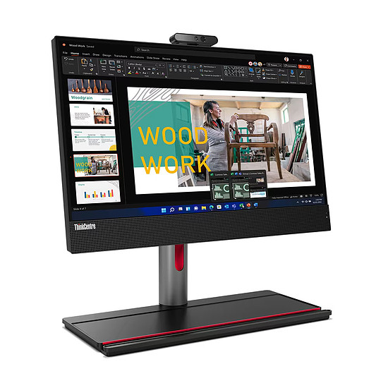 PC de bureau Lenovo ThinkCentre M70a Gen 3 AIO (11VL001VFR) - Windows 11 Pro