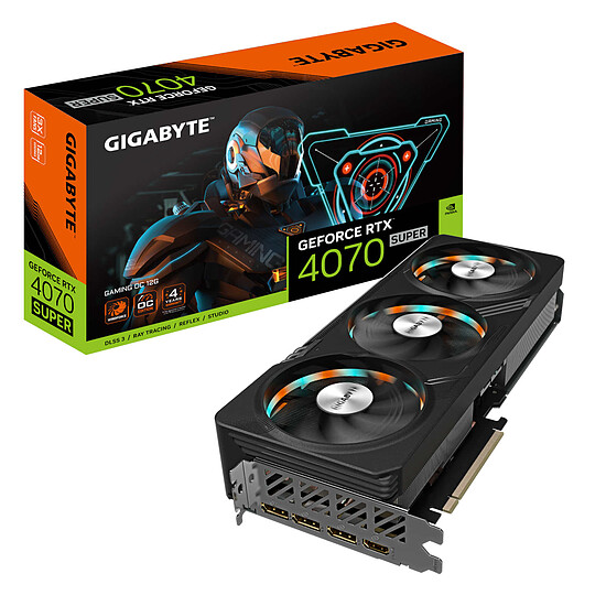 Carte graphique Gigabyte GeForce RTX 4070 SUPER GAMING OC