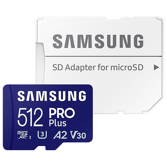Carte mémoire Samsung Pro Plus microSD 512 Go