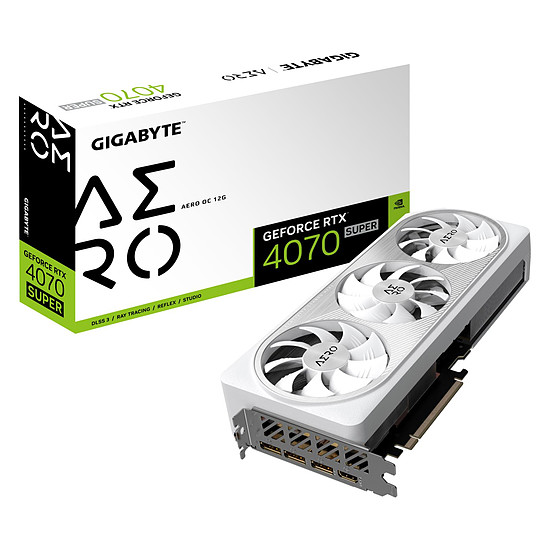 Carte graphique Gigabyte GeForce RTX 4070 SUPER AERO OC