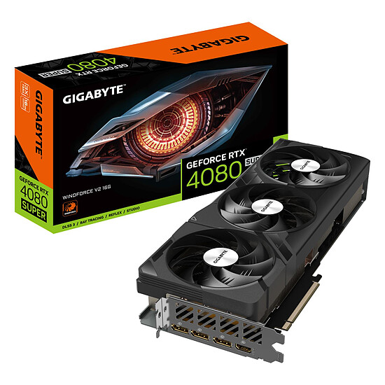 Carte graphique Gigabyte GeForce RTX 4080 SUPER WINDFORCE V2