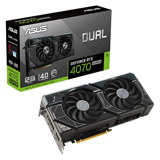 Carte graphique Asus DUAL GeForce RTX 4070 SUPER 