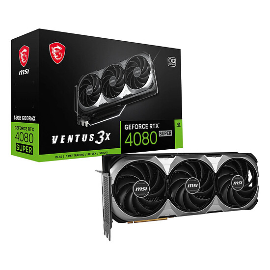 Carte graphique MSI GeForce RTX 4080 SUPER VENTUS 3X OC