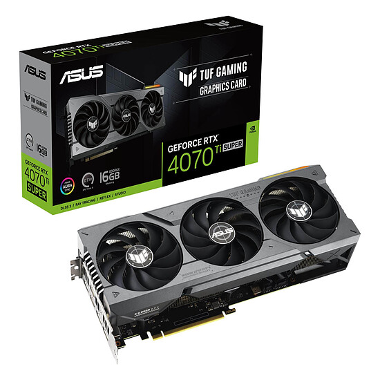 Carte graphique Asus TUF GeForce RTX 4070 Ti SUPER 