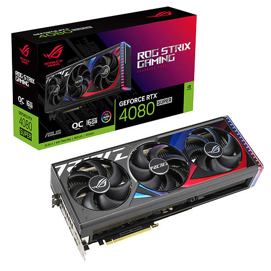 Carte graphique Asus ROG STRIX GeForce RTX 4080 SUPER OC