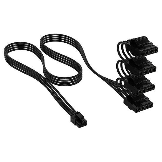 Câble d'alimentation Corsair Premium Câble d'alimentation Molex 4 connecteurs type 5 Gen 5