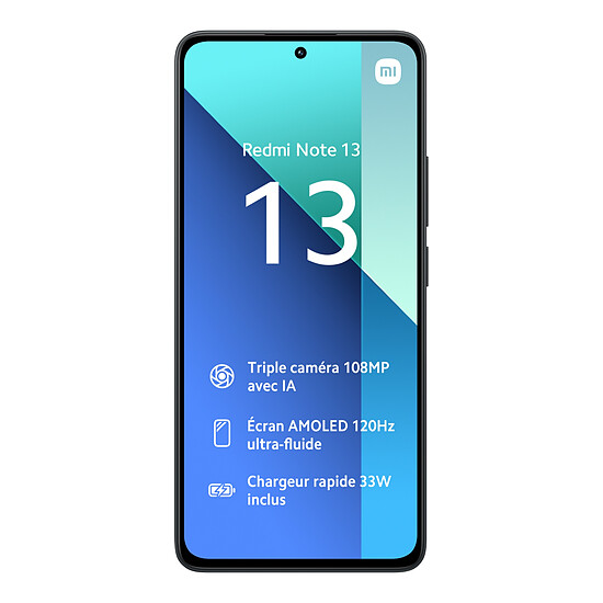 Smartphone reconditionné Xiaomi Redmi Note 13 (noir) - 256 Go · Reconditionné - Autre vue