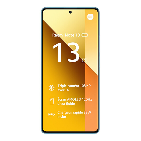 Smartphone reconditionné Xiaomi Redmi Note 13 5G (bleu) - 256 Go · Reconditionné - Autre vue
