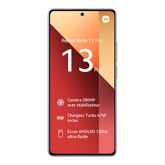 Smartphone reconditionné Xiaomi Redmi Note 13 Pro (violet) - 512 Go · Reconditionné - Autre vue