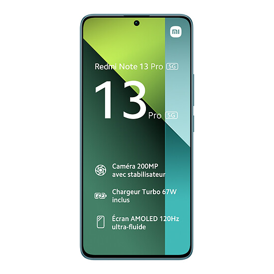 Smartphone reconditionné Xiaomi Redmi Note 13 Pro 5G (bleu) - 256 Go · Reconditionné - Autre vue