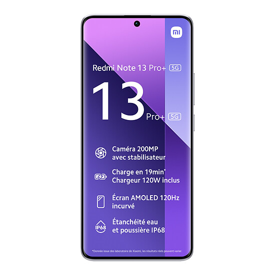 Smartphone reconditionné Xiaomi Redmi Note 13 Pro Plus 5G (violet) - 256 Go · Reconditionné - Autre vue