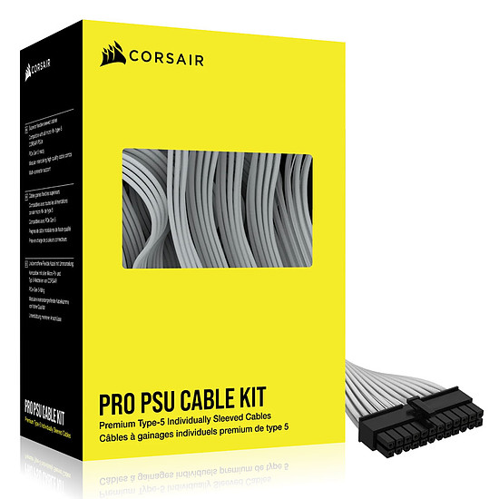 Câble d'alimentation Corsair Premium Pro Kit de Câble d'alimentation type 5 Gen 5