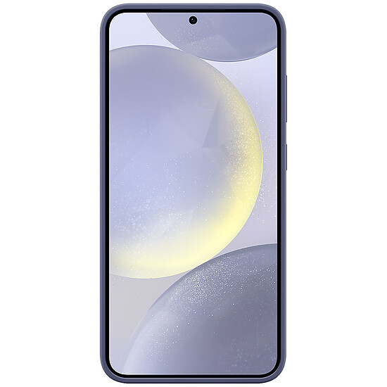 Coque et housse Samsung Coque Silicone Violet Galaxy S24+ - Autre vue