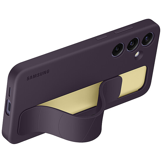 Coque et housse Samsung Coque silicone avec Lanière (Violet) - Samsung Galaxy S24+ - Autre vue