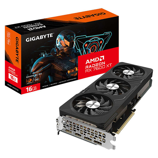 Carte graphique Gigabyte Radeon RX 7600 XT GAMING OC