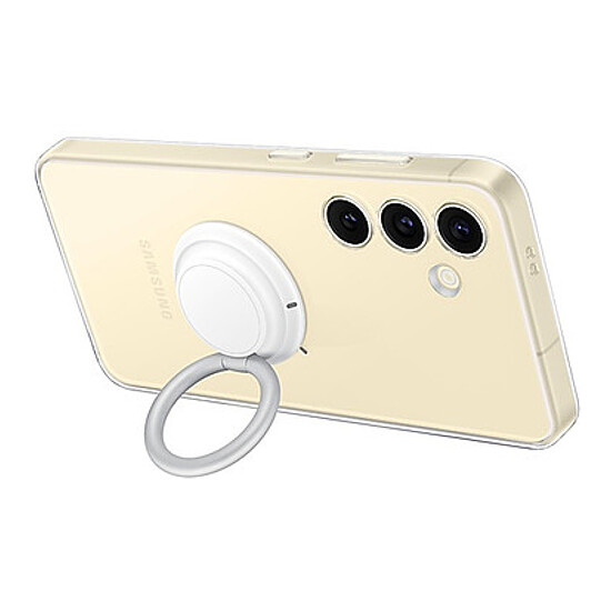 Coque et housse Samsung Coque transparente avec support amovible - Galaxy S24 - Autre vue