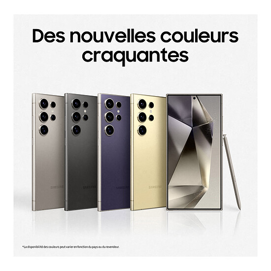 Smartphone reconditionné Samsung Galaxy S24 Ultra Entreprise Edition 5G (Noir) - 512 Go · Reconditionné - Autre vue