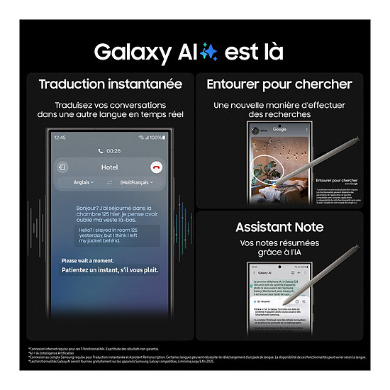 Smartphone reconditionné Samsung Galaxy S24 Ultra 5G (Violet) - 512 Go · Reconditionné - Autre vue