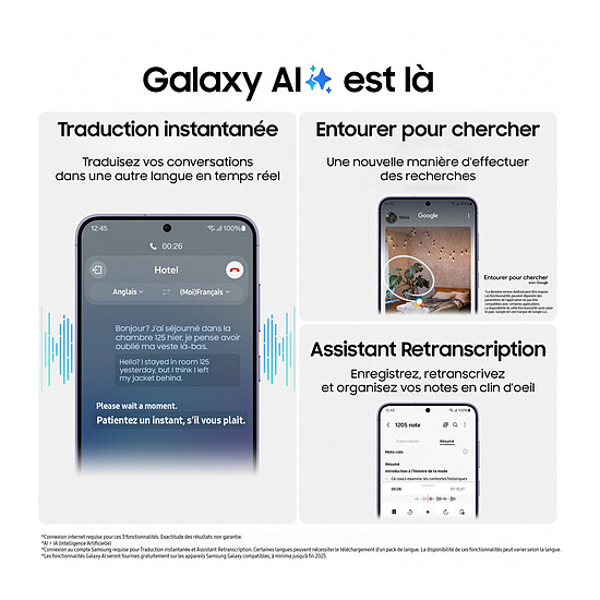 Smartphone reconditionné Samsung Galaxy S24+ 5G (Creme) - 256 Go · Reconditionné - Autre vue