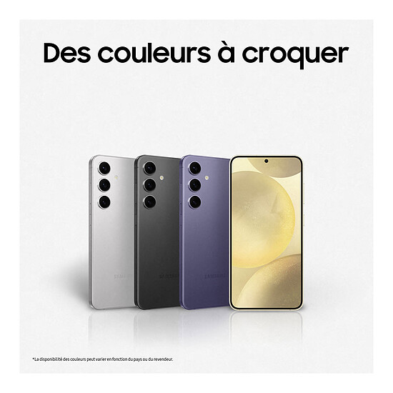 Smartphone reconditionné Samsung Galaxy S24 5G (Argent) - 256 Go · Reconditionné - Autre vue