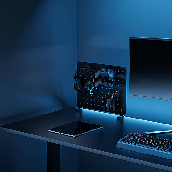 Bureau gamer OPLITE Premium Storage Kit - Noir - Autre vue
