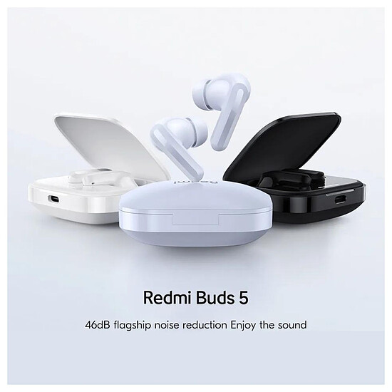 Casque Audio Xiaomi Redmi Buds 5 - Noir  - Autre vue