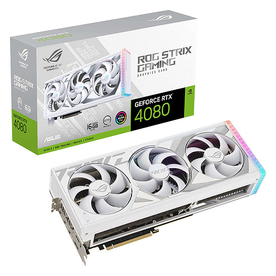 Carte graphique Asus ROG STRIX GeForce RTX 4080 SUPER WHITE