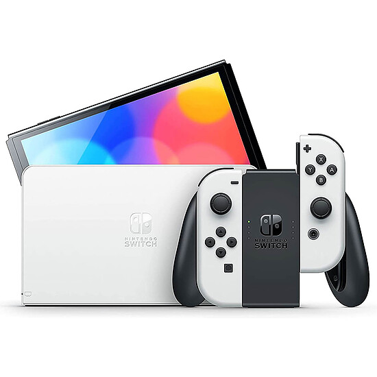 Console Switch Nintendo Switch OLED - Blanc - Autre vue