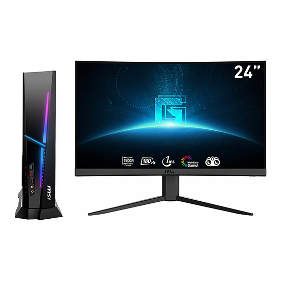 PC de bureau MSI MPG Trident AS 14NUD7-659FR - Windows 11 + Ecran MSI G24C4 E2