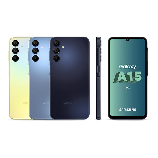 Smartphone reconditionné Samsung Galaxy A15 5G (Lime) - 128 Go - 4 Go · Reconditionné - Autre vue