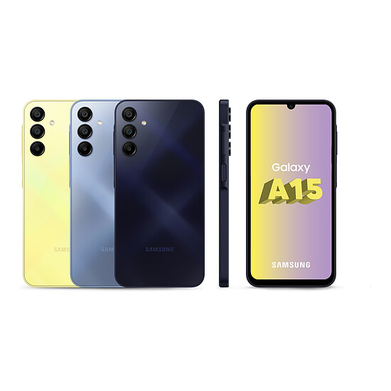 Smartphone reconditionné Samsung Galaxy A15 (Lime) - 128 Go - 4 Go · Reconditionné - Autre vue